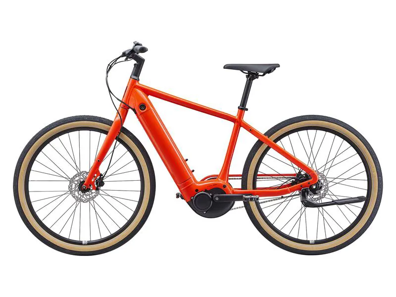 Momentum Transend E+ GTS 25km/H Electric Hybrid Bike 2023 in Tequila Sunrise-2
